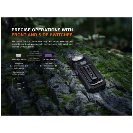 Torcia tascabile Fenix SW05R-UV