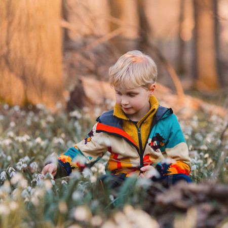 Giacca softshell per bambini WAMU Mountain Bike