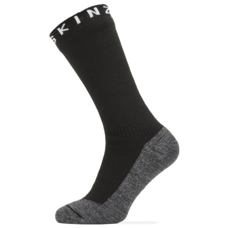 Calzini impermeabili SealSkinz WP Warm Weather Soft Touch Mid nero/grigio Black/GreyMarl/White