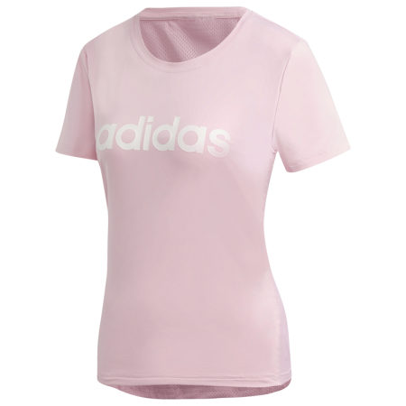 Maglietta da donna Adidas W D2M LO TEE rosa Trupnk