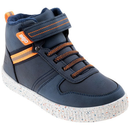 Scarpe da bambino Bejo Burry Mid Jr blu/arancio Navy/Orange/Reflective
