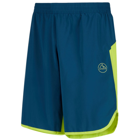 Pantaloncini da uomo La Sportiva Sudden Short M blu Storm Blue/Lime Punch