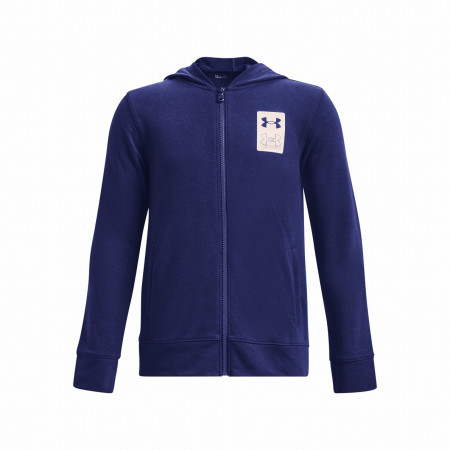 Felpa da bambino Under Armour Rival Terry FZ Hoodie blu Blue