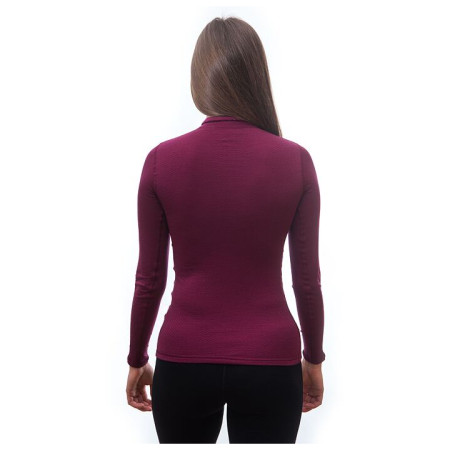 Maglietta sportiva da donna Sensor Merino DF con cerniera