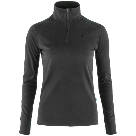 Felpa da donna Fjällräven Skare Half Zip grigio scuro Dark Grey