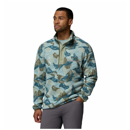 Felpa da uomo Columbia Helvetia™ II Printed Half Snap Fleece