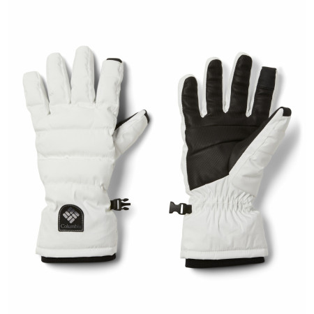 Guanti da donna Columbia Women's Snow Diva™ Glove bianco White Sheen