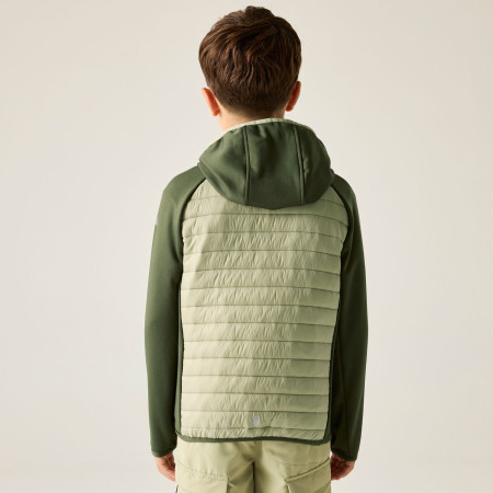 Giacca da bambino Regatta Junior Andreson Hybrid DkKhaki/LtSg