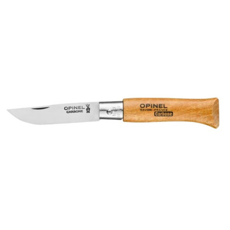 Coltello chiudubile Opinel N°04 Carbon naturale.