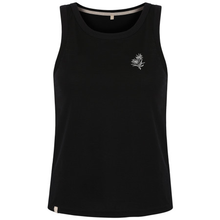 Top da donna MOOA Merino Lyolite Edelweiss 150 nero black