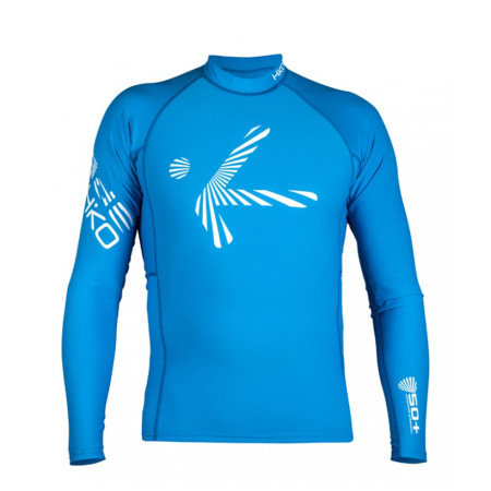 Maglietta da uomo Hiko SHADE PLUSH dl. r. blu ProcessBlue