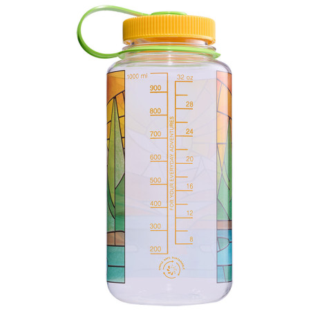 Borraccia Nalgene Wide Mouth 1l Clear Stained Glass