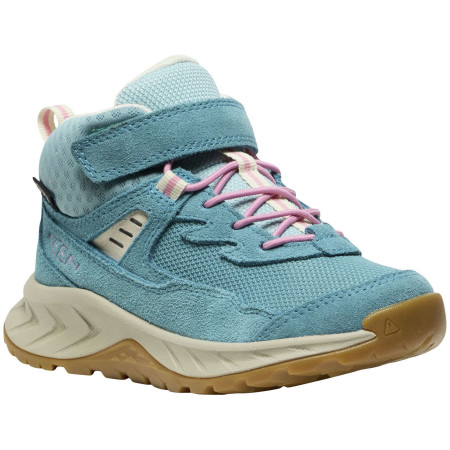 Scarpe da bambino Keen Hightrail Mid Wp Children Brittany Blue blu brittany blue/cashmere rose