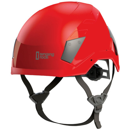 Casco Singing Rock Flash Industry rosso červená