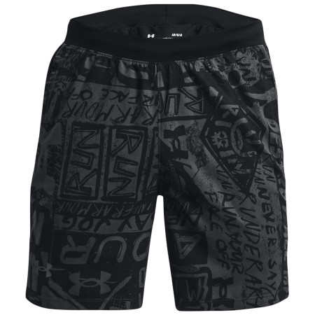 Pantaloncini da uomo Under Armour Destroy All Miles Short nero Black / Black / Reflective