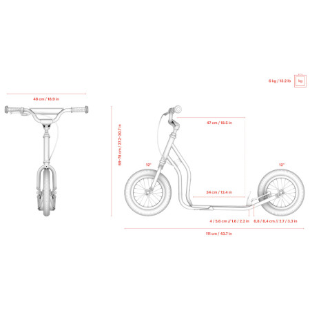 Monopattino Yedoo Mau
