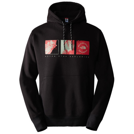 Felpa da uomo The North Face M Outdoor Graphic Hoodie nero TNF BLACK