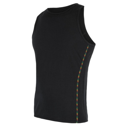 Canotta sportiva da uomo Sensor Merino Air nero Black