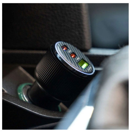 Adattatore Swissten Car Charger 2x USB-C PD + USB-A, 95 W + cabel USB-C / USB-C, 1 m