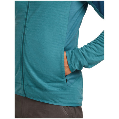 Felpa funzionale da uomo Icebreaker Men Merino Blend 300 RealFleece™ Descender LS Zip