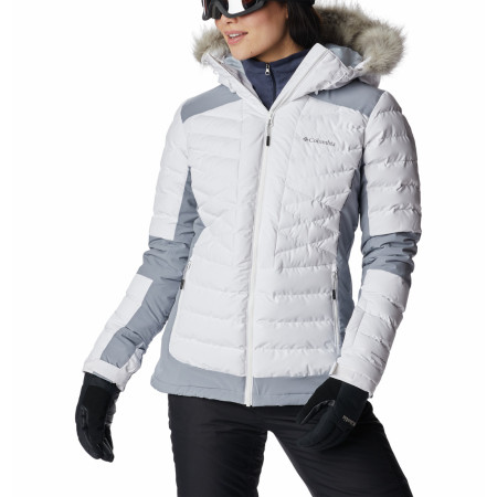 Giacca da donna Columbia Bird Mountain™ Insulated Jkt bianco/grigio White, Tradewinds Grey