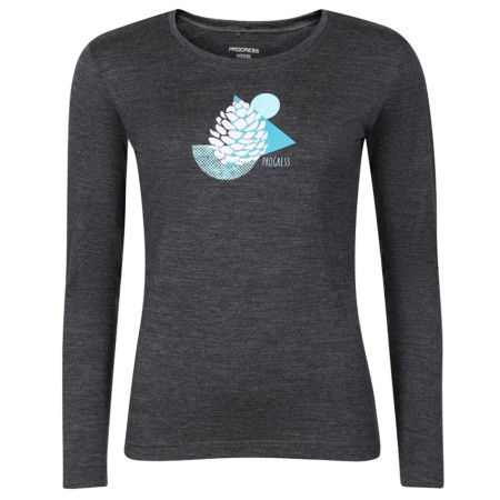 Maglietta sportiva da donna Progress Hela "Cone" grigio šedý melír