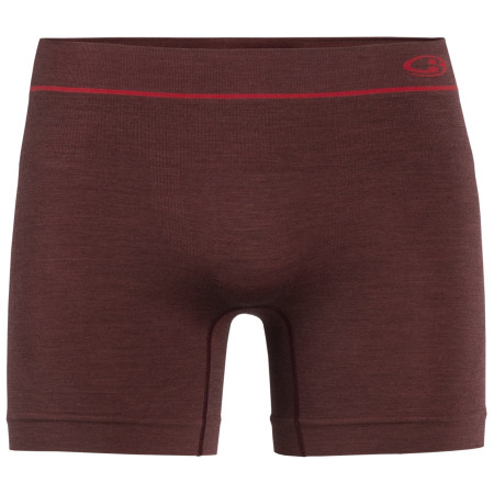 Boxer da uomo Icebreaker Mens Anatomica Seamless Boxers bordeaux PortRoyale