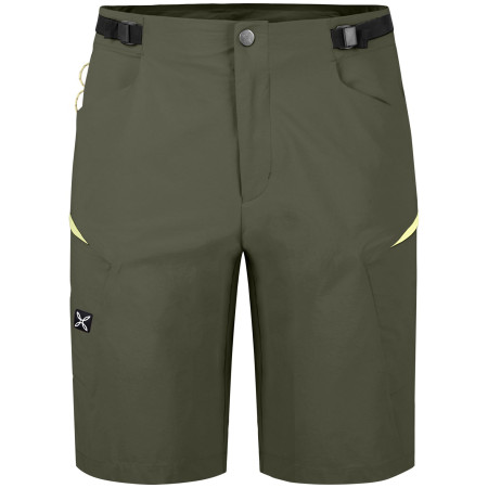 Pantaloncini da uomo Montura Altai Bermuda verde Verde Salvia/Sunny Lime