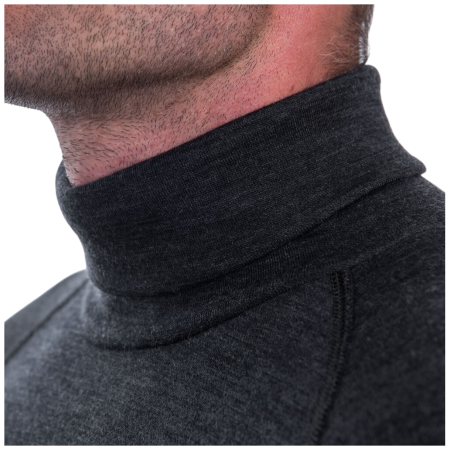 Maglietta funzionale da uomo Sensor Merino Bold Roll Neck manica lunga