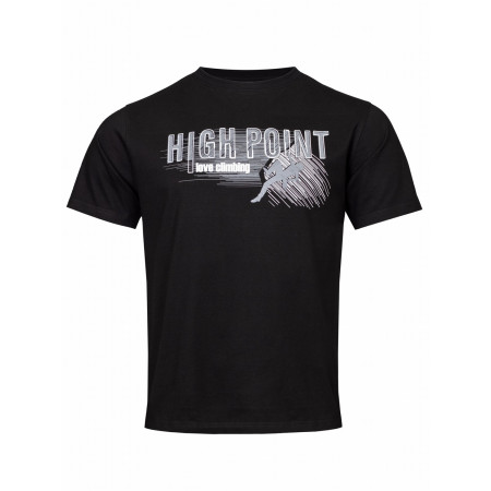 Maglietta da uomo High Point Dream T-Shirt nero/bianco Black