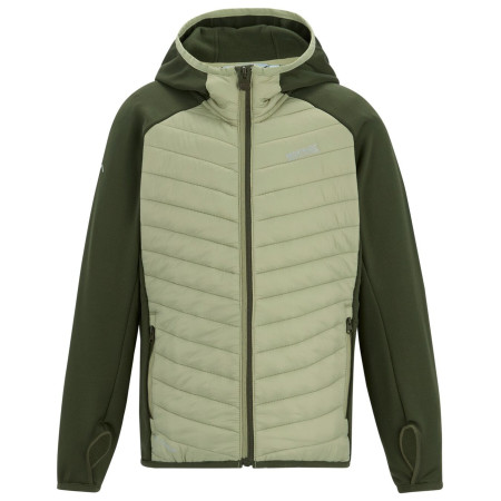 Giacca da bambino Regatta Junior Andreson Hybrid DkKhaki/LtSg verde DkKhaki/LtSg