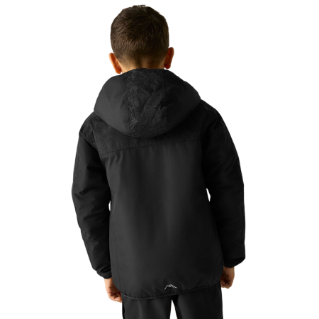 Giacca invernale per bambini Regatta Illuma Reflective Jacket Black