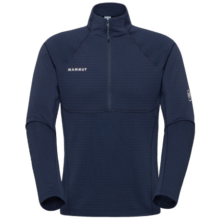 Felpa da uomo Mammut Taiss ML Half Zip Pull Men blu scuro marine