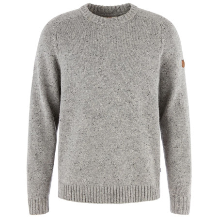 Maglione da uomo Fjällräven Övik Neps Knit Sweater M grigio Light Beige
