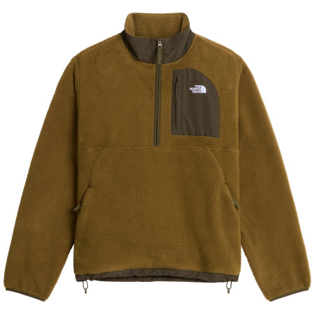 Felpa da uomo The North Face M Yumiori Off Peak 1/2 Zip Jacket marrone Caraway Seed/New Taupe