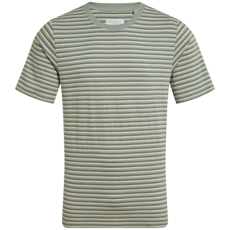 Maglietta Craghoppers Buffon Short Sleeved T-Shirt verde LcnGrnStripe
