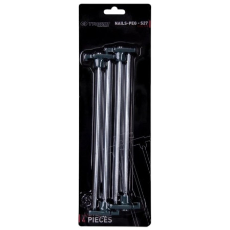 Picchetti per tenda Trimm kolík NAILS-PEG - S27 - sada 4 ks argento silver