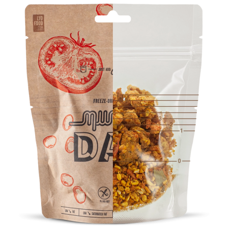 Cibo disidratato Lyo food Fagioli mungo alla indiana con salsa di pomodoro 270 g