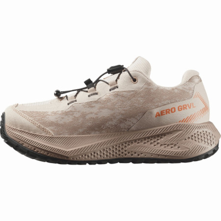 Scarpe da bambino Salomon Aero Grvl Wp J Tapioca-White Pepper-Nectarine