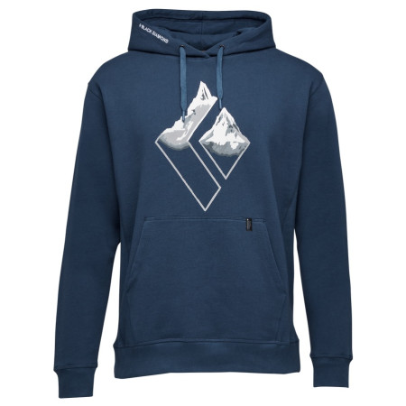 Felpa da uomo Black Diamond BD Mountain Logo Hoody blu Ink Blue