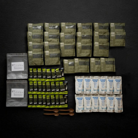 Piatto principale Adventure Menu Emergency food/water box