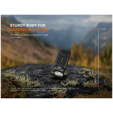 Torcia tascabile Fenix SW05R-RED