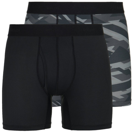Boxer da uomo Kilpi 2P Nett-M nero/grigio black/grey