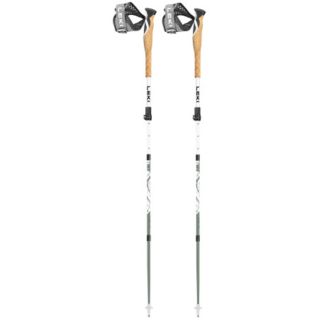 Bastoncini da trail running Leki Cross Trail FX Superlite 110-130 cm bianco/nero white-envy-black