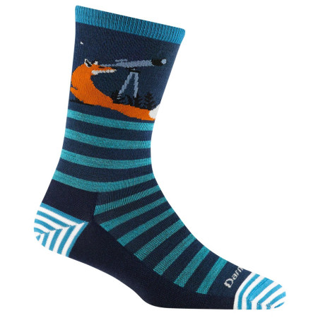 Calzini da donna Darn Tough Animal Haus Crew blu scuro eclipse