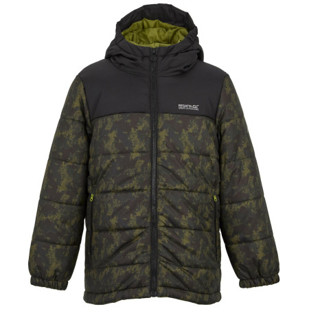 Giacca invernale per bambini Regatta Lofthouse Black/Distress Camo khaki/nero Black/Distress Camo