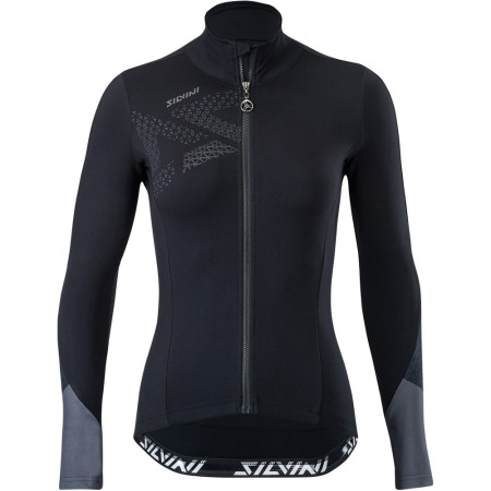 Maglia da ciclismo per donna Silvini Calvana nero/grigio BlackCharcoal