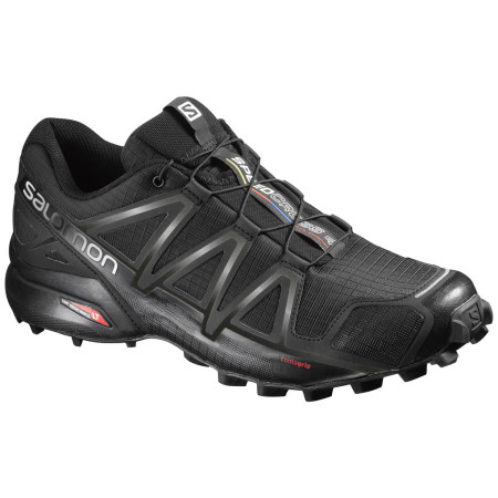 Scarpe da uomo Salomon Speedcross 4 Wide (2019) nero Black/Black/BlackMetallic