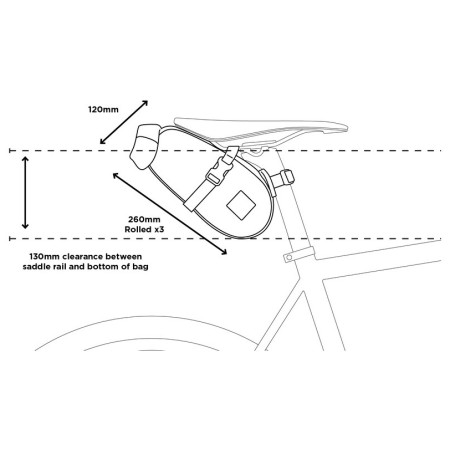 Borsa da sella Restrap Saddle Pack 2.5l