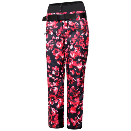 Pantaloni da donna Dare 2b Liberty II nero/rosso Lollipblossm